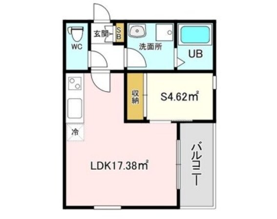 パロス東住吉の物件間取画像